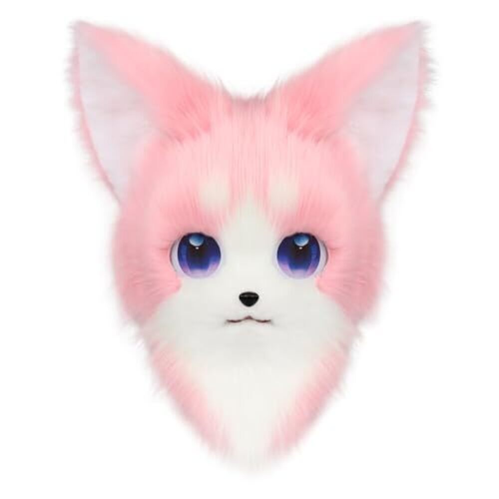 8132 Animal Furry Fursuit Head Mask Plush Cat Fox Mask Costume Props